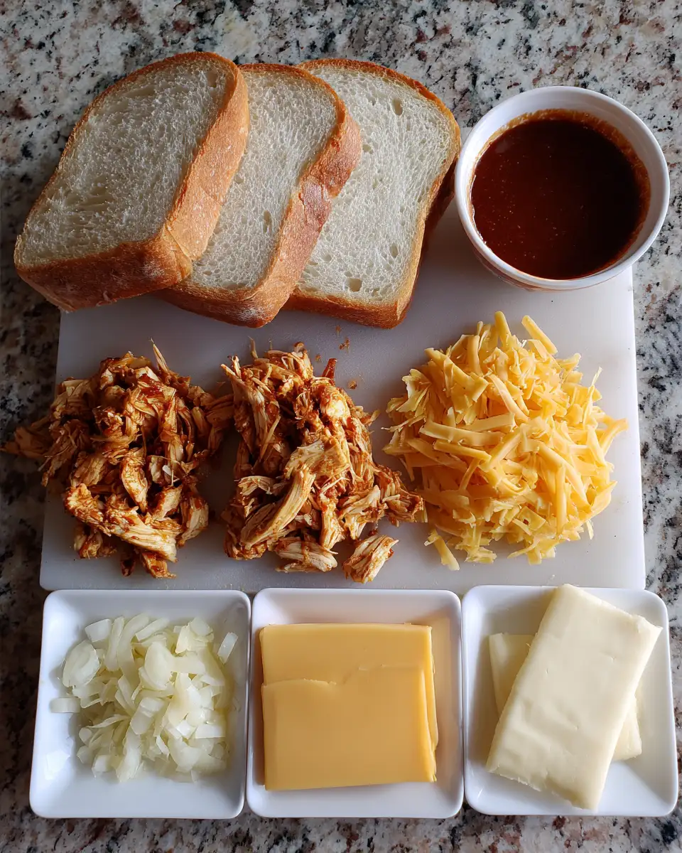 Melted Bliss: Discover the Ultimate BBQ Chicken Grilled Cheese 4 Ingredients for Melted Bliss: Discover the Ultimate BBQ Chicken Grilled Cheese