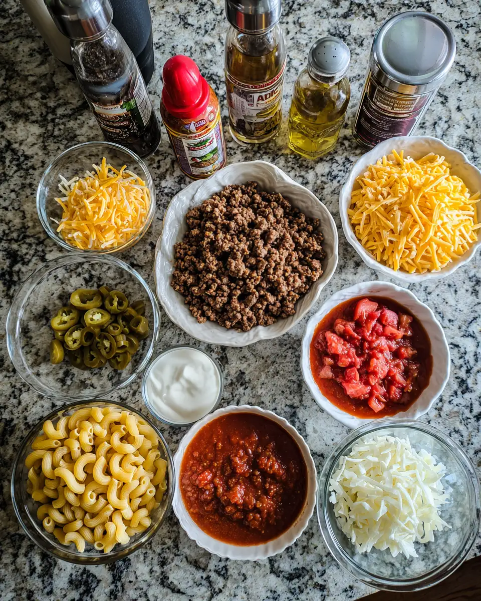 Ingredients for Spice Up Your Dinner Routine with Irresistible Beef Taco Pasta
