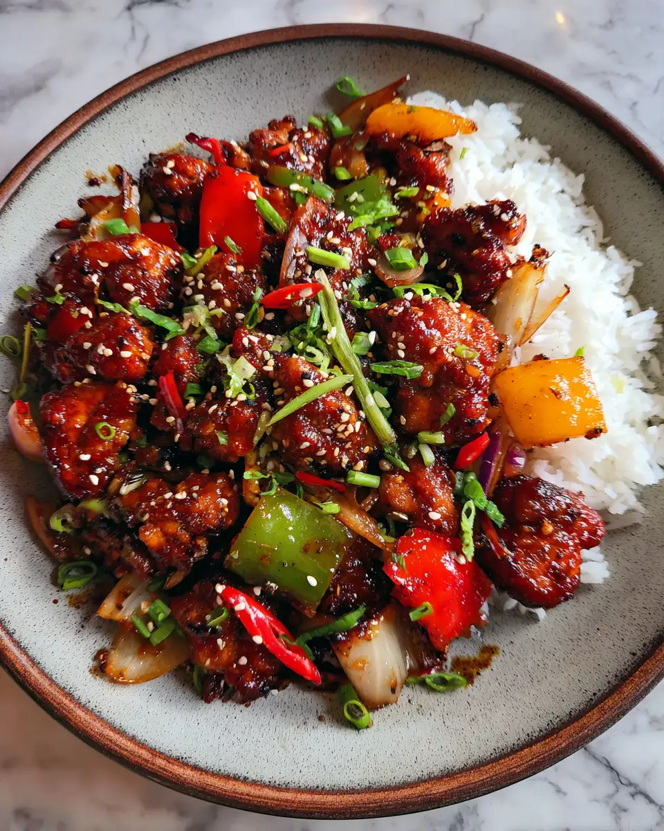 Final dish - Sizzling Delight: Discover the Best Black Pepper Chicken Recipe