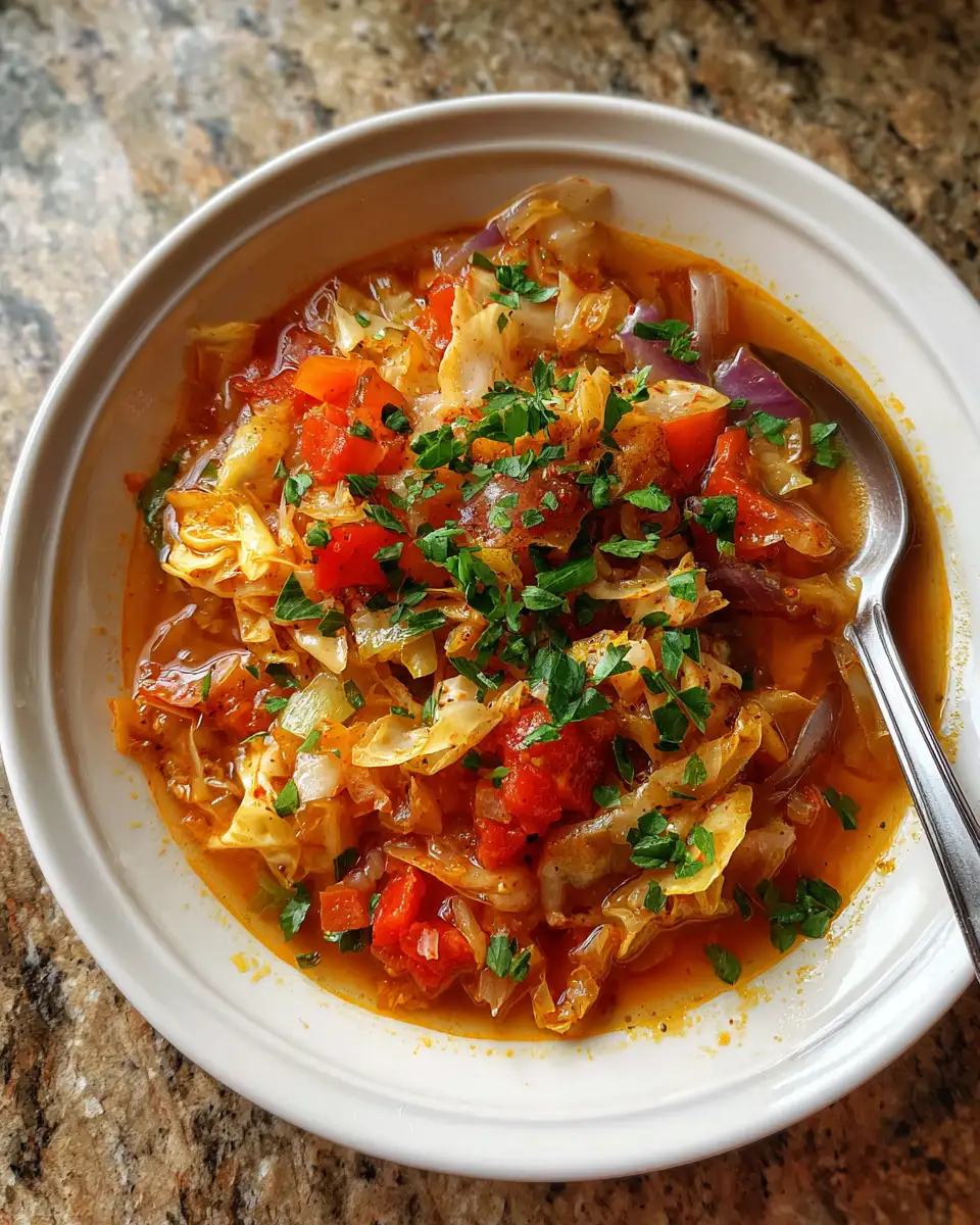 Final dish - Slim Down Deliciously with the Best Cabbage Fat Burning Soup