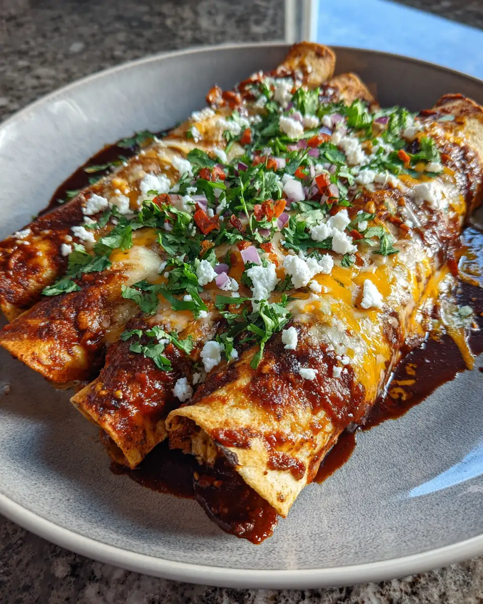 Final dish - Mouthwatering Birria Enchiladas Revolutionize Your Mexican Fiesta