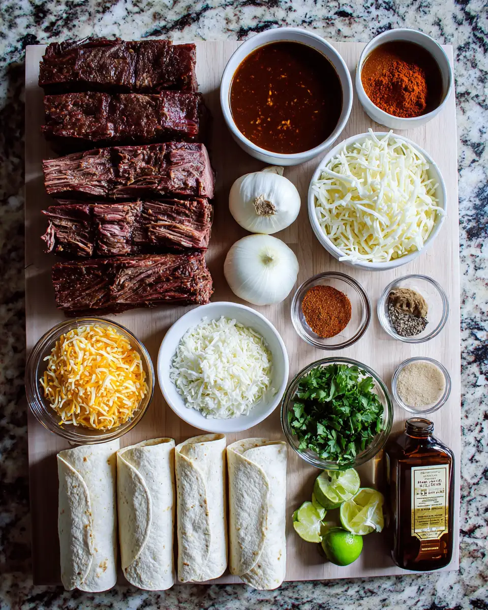 Ingredients for Mouthwatering Birria Enchiladas Revolutionize Your Mexican Fiesta