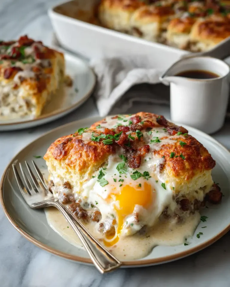 Rise and Shine with the Ultimate Biscuits and Gravy Breakfast Casserole - Featured Image
