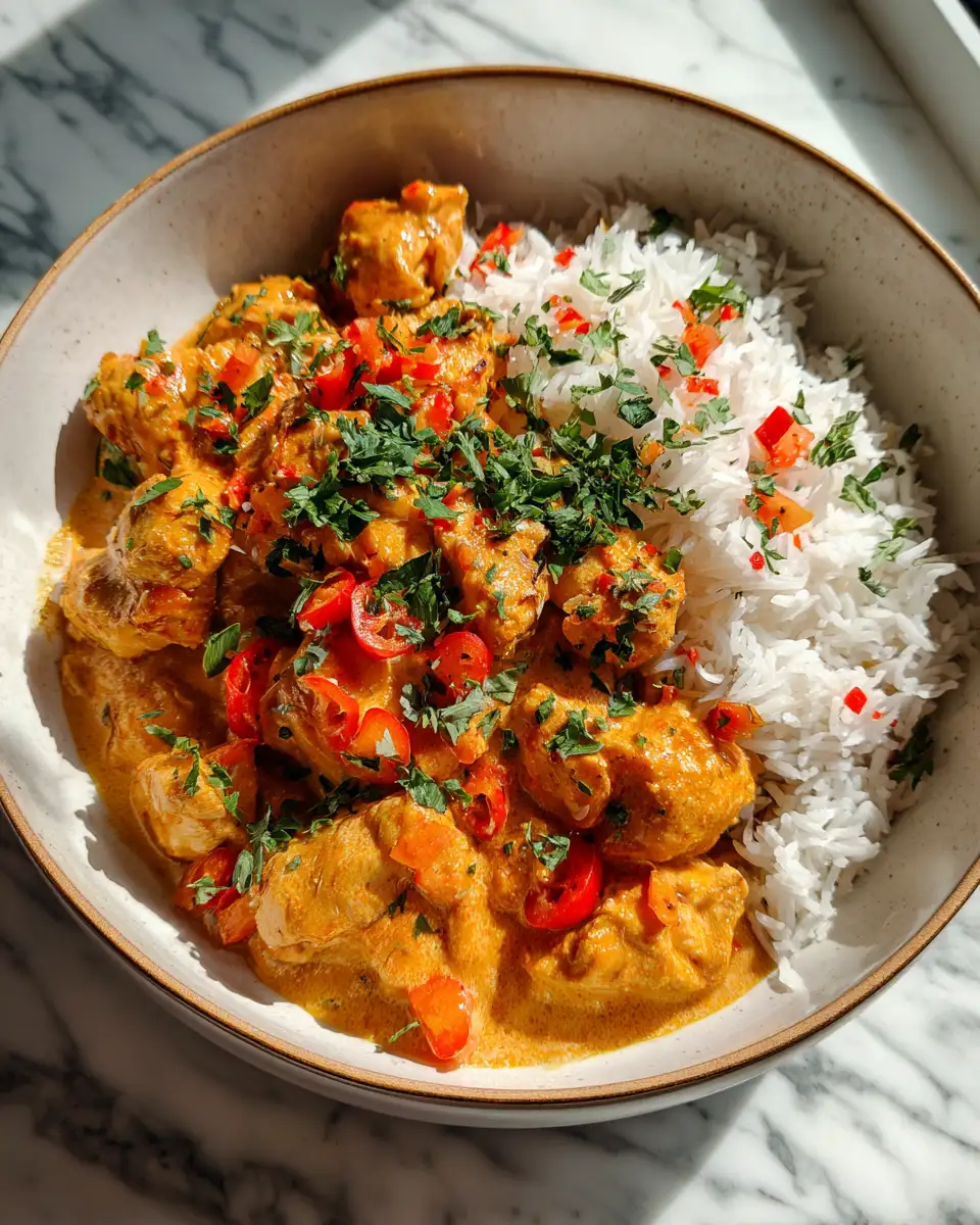 Final dish - Savor the Tropics with Brazilian Coconut Chicken