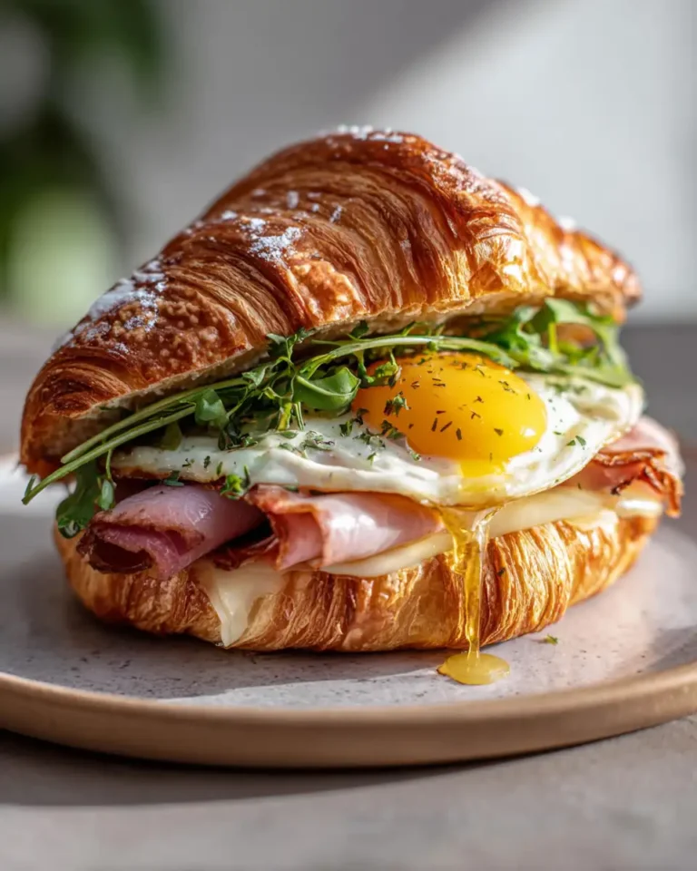 Rise and Shine with a Breakfast Croissant Melt with Honey Butter Bliss - Featured Image
