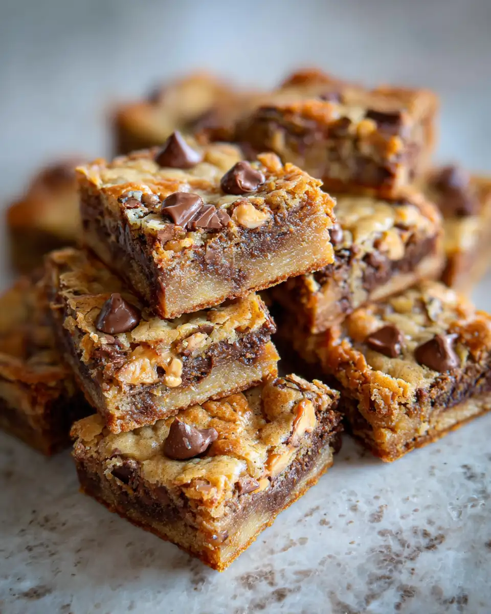 Final dish - Irresistible Indulgence: Brown Butter Toffee Blondies Delight