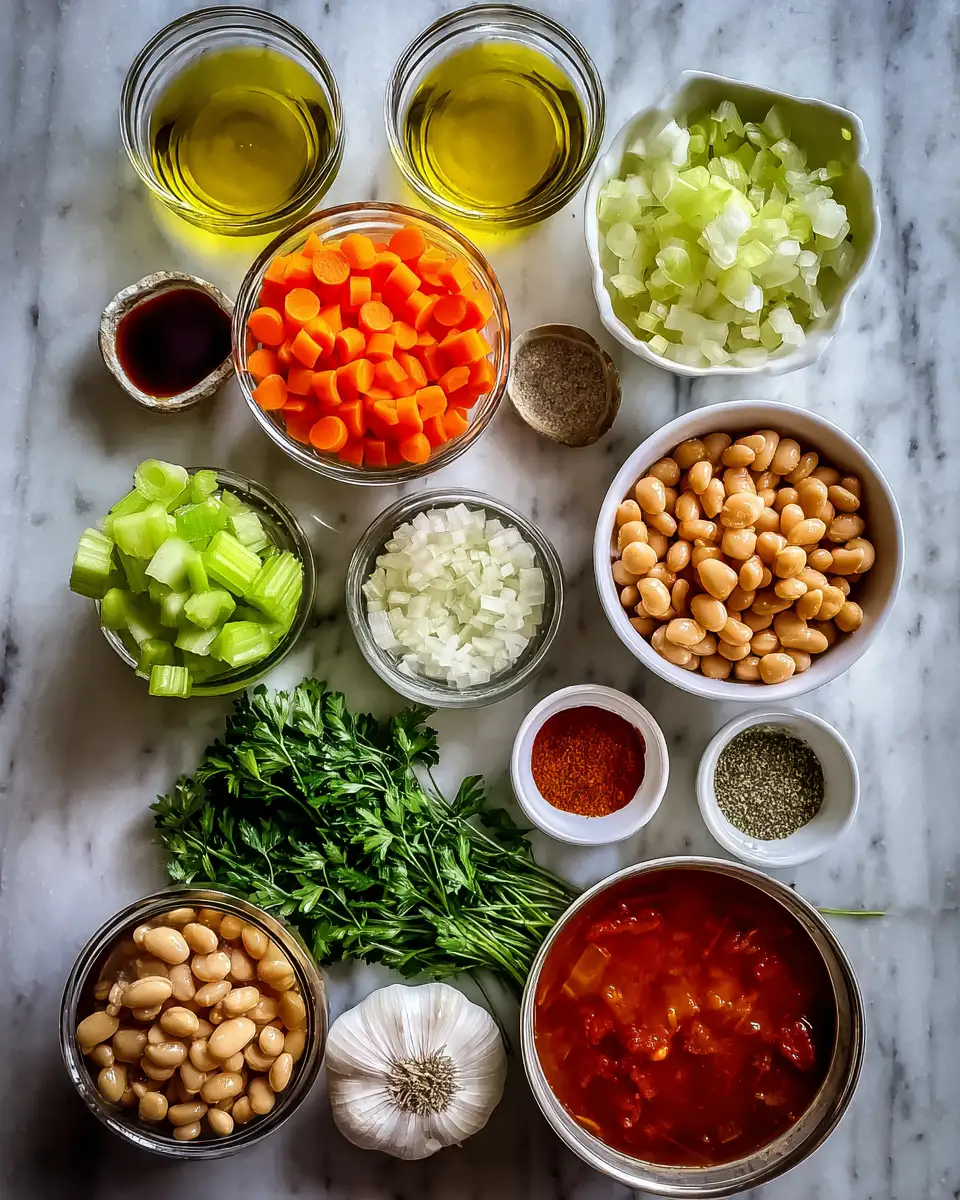 Ingredients for Cozy Comfort in a Bowl: Savor the Magic of Butter Bean Soup