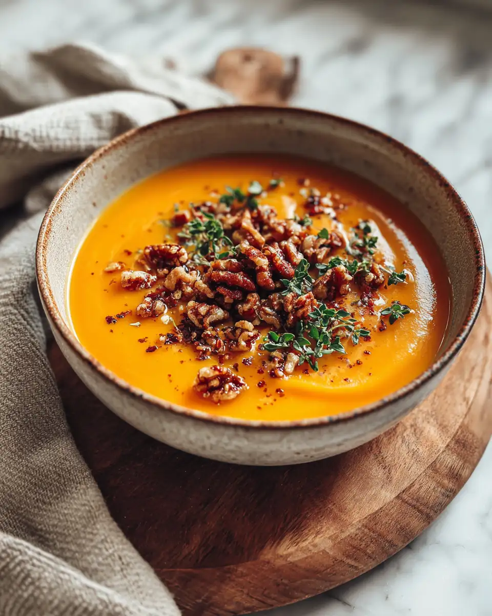 Cozy Up with a Bowl of Butternut Squash Sweet Potato Soup - Featured Image