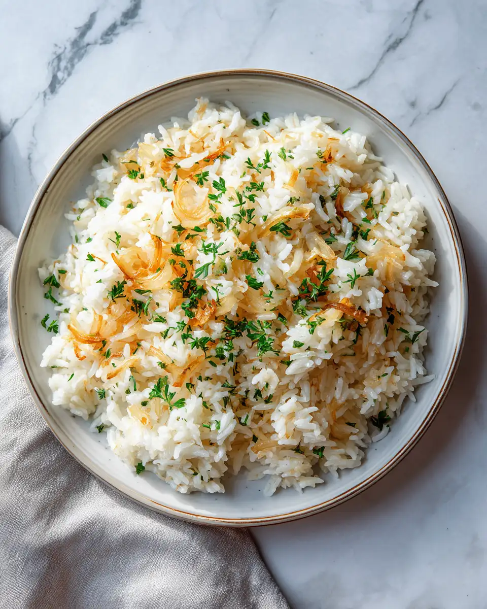Irresistibly Creamy Buttery Onion Rice: The Ultimate Side Dish Sensation - Featured Image