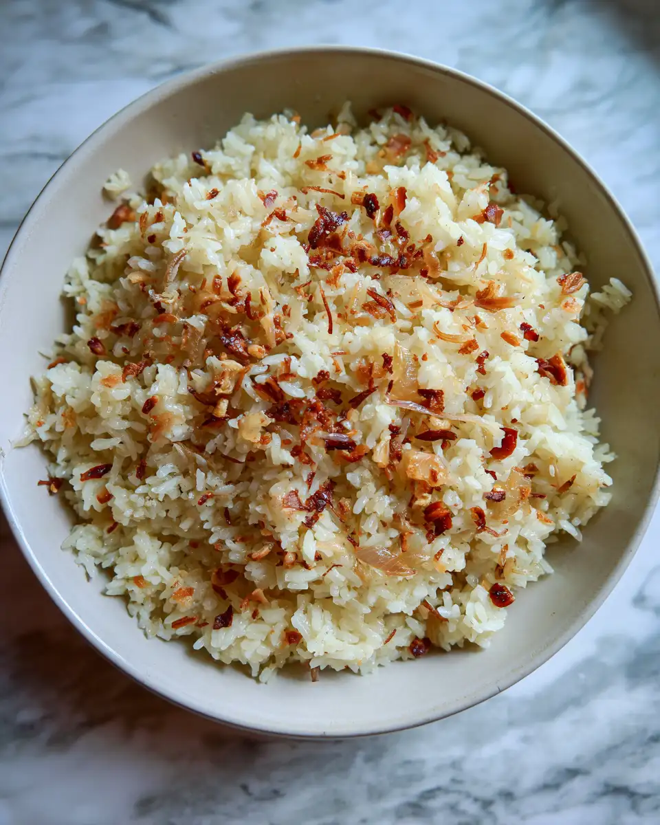 Final dish - Irresistibly Creamy Buttery Onion Rice: The Ultimate Side Dish Sensation