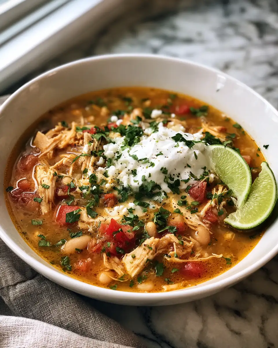 Spice Up Your Dinner with Zesty Cajun White Chicken Chili - Featured Image