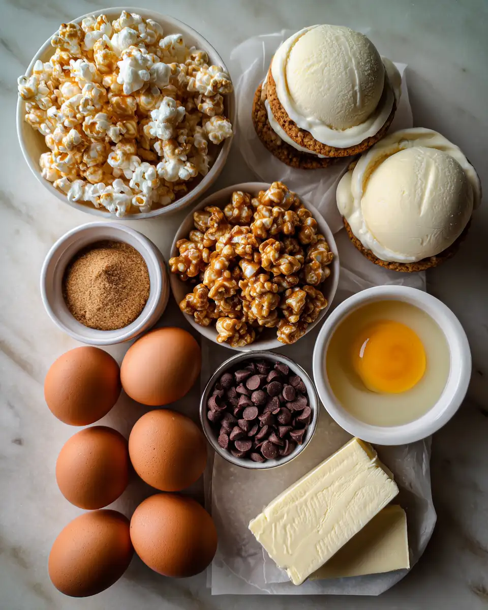 Irresistible Caramel Popcorn Ice Cream Sandwiches You Need to Try Now 4 Ingredients for Irresistible Caramel Popcorn Ice Cream Sandwiches You Need to Try Now