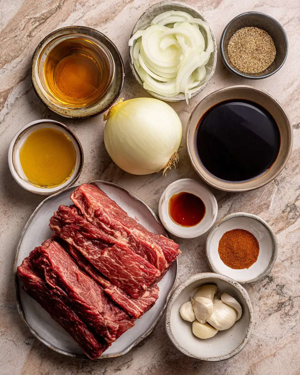 Ingredients for Irresistibly Delicious: The Ultimate Caramelized Pulled Beef Brisket Experience