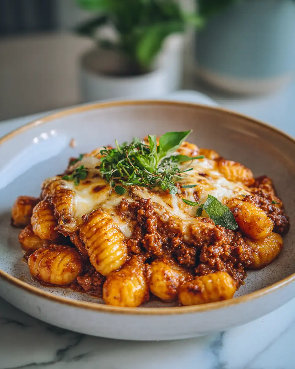 Irresistibly Cheesy Bolognese Gnocchi Bake: A Comfort Food Dream - Featured Image