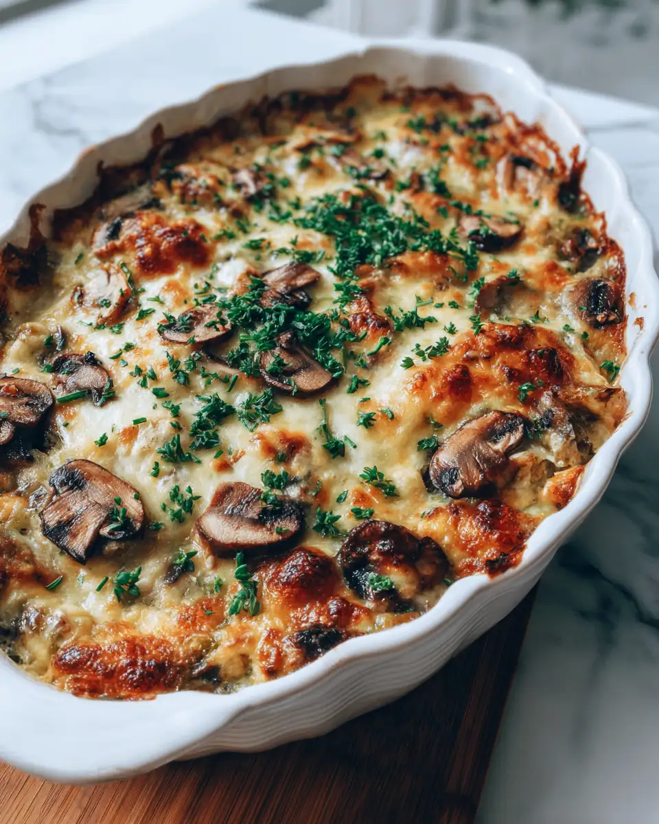 Final dish - Ultimate Cheesy Low Carb Philly Cheesesteak Casserole Delight