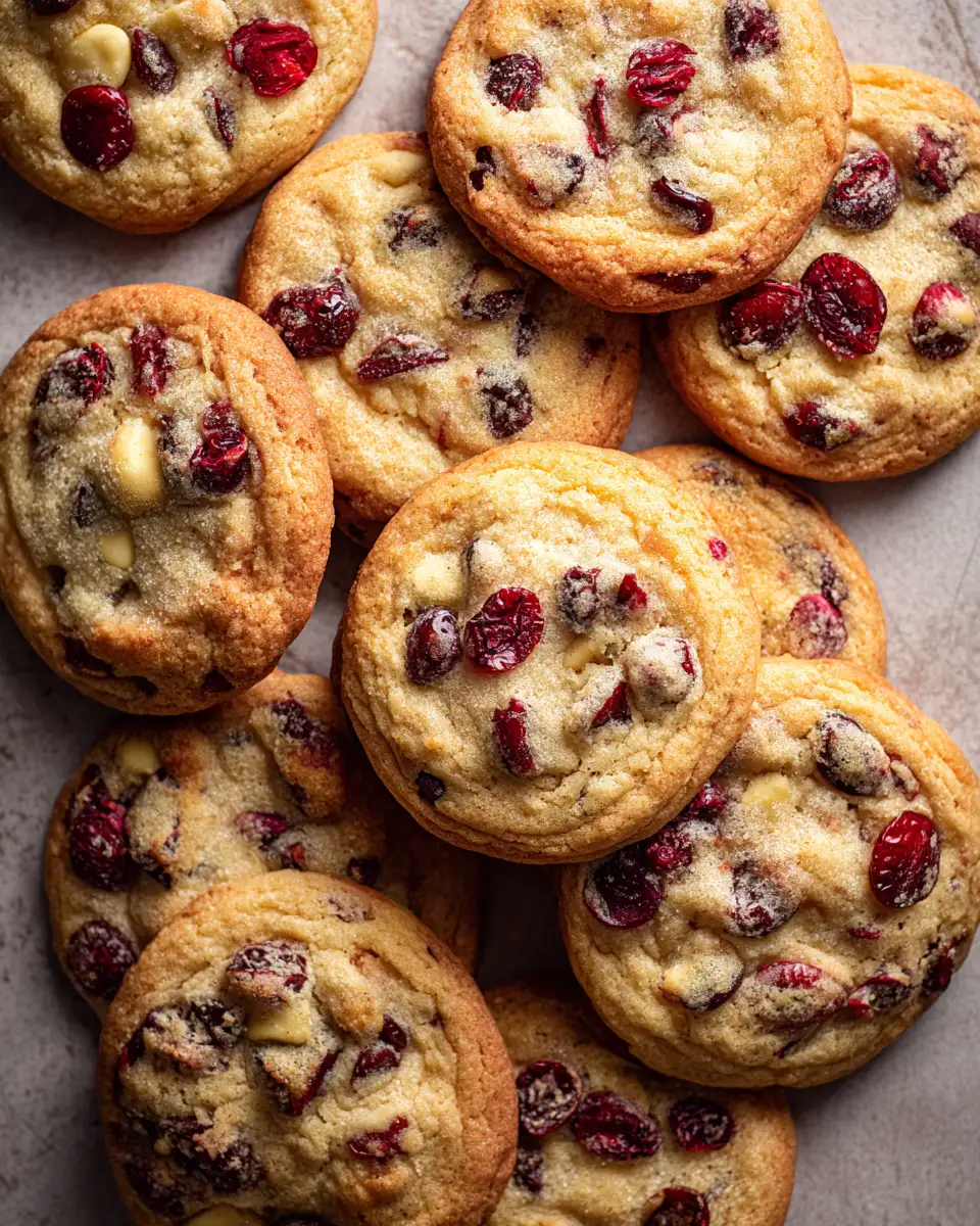 Irresistibly Chewy Christmas Cranberry Orange Cookies for Your Festive Table - Featured Image