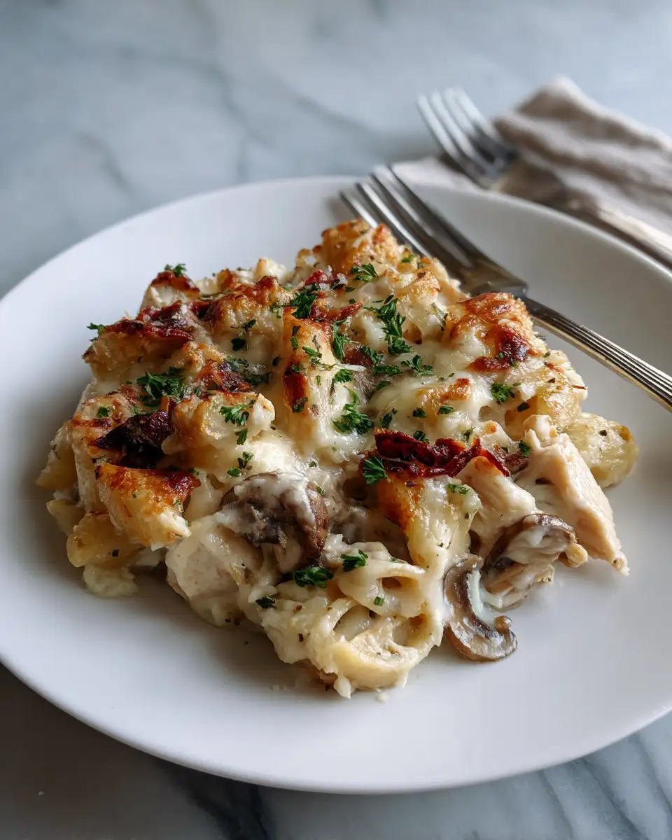 Effortless Chicken Alfredo Bake: A Comforting Classic Made Simple - Featured Image
