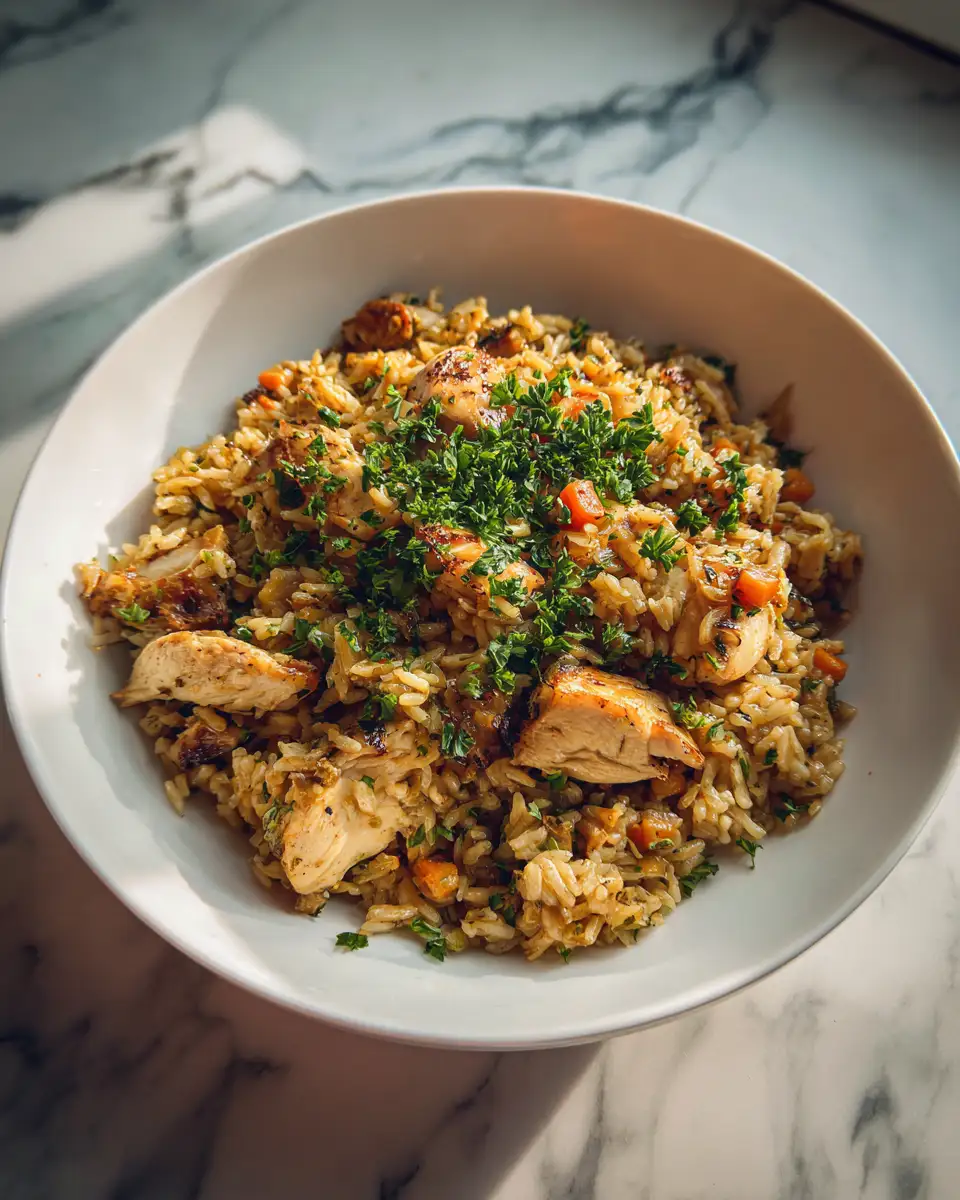 Hearty and Homey: The Ultimate Chicken and Rice Comfort Bowl 6 Final dish - Hearty and Homey: The Ultimate Chicken and Rice Comfort Bowl
