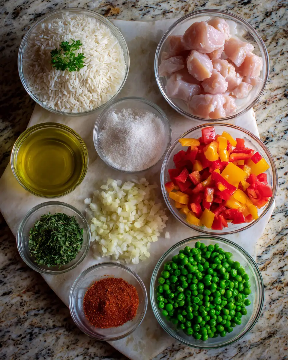 Hearty and Homey: The Ultimate Chicken and Rice Comfort Bowl 4 Ingredients for Hearty and Homey: The Ultimate Chicken and Rice Comfort Bowl