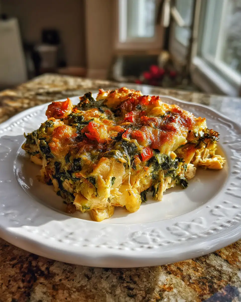 Irresistible Comfort: The Ultimate Chicken and Spinach Casserole Recipe - Featured Image