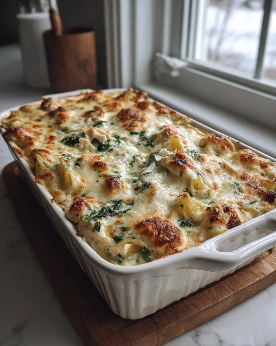 Creamy Comfort: Unveiling the Ultimate Chicken and Spinach Casserole with Cream Cheese - Featured Image