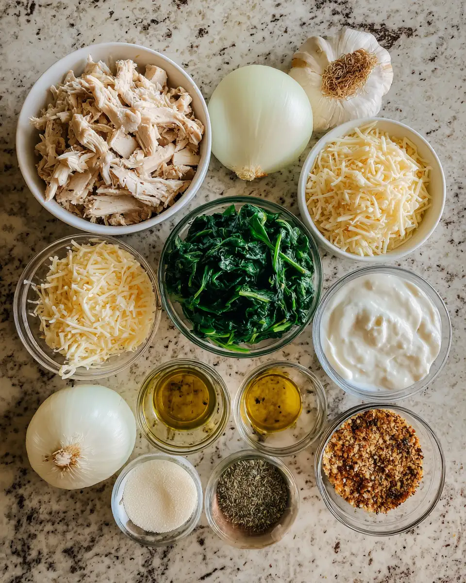 Ingredients for Creamy Comfort: Unveiling the Ultimate Chicken and Spinach Casserole with Cream Cheese