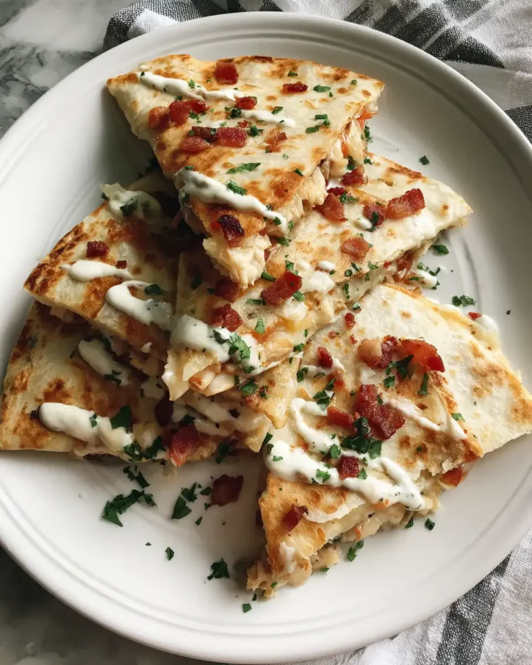 Sizzling Chicken Bacon Ranch Quesadillas: A Flavor Fiesta in Every Bite - Featured Image