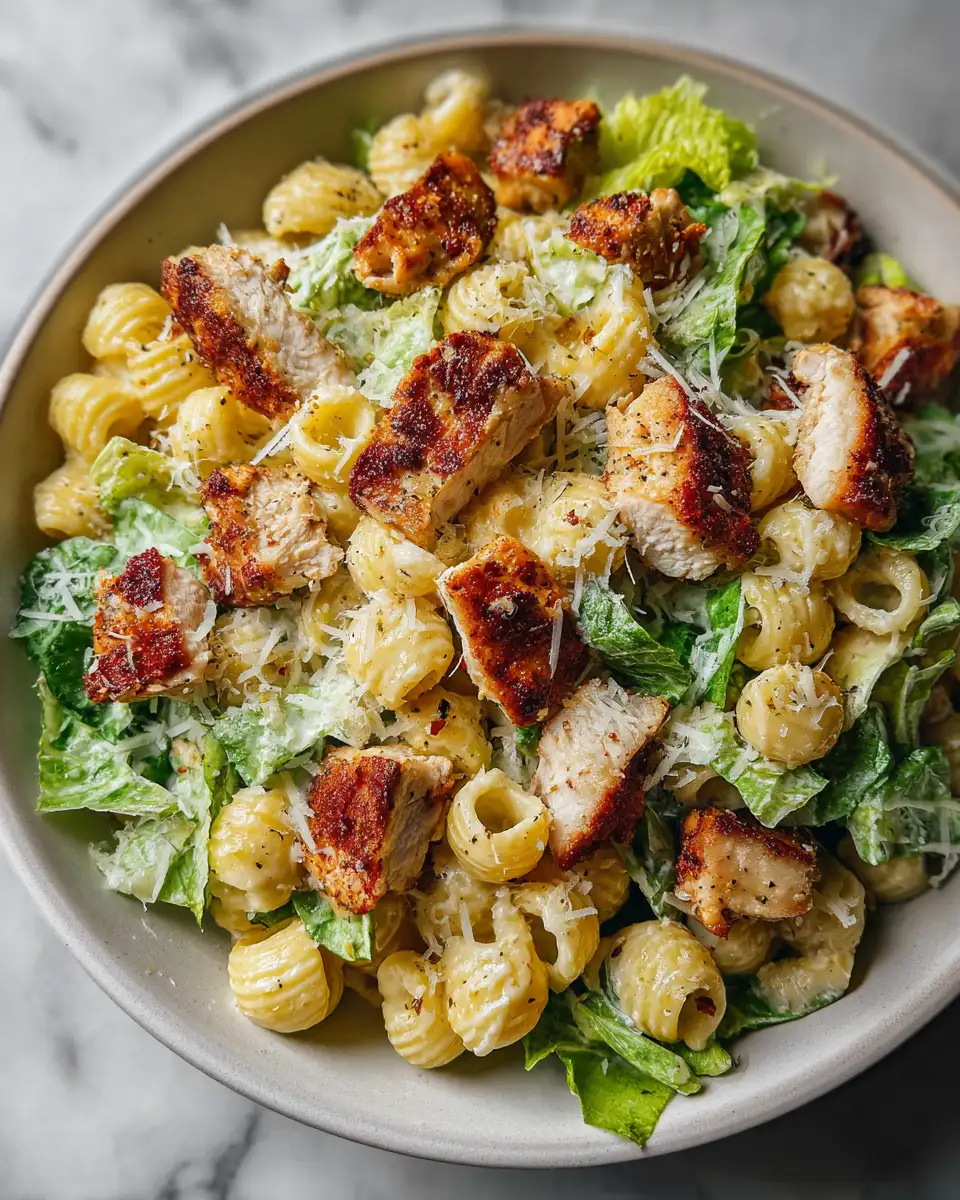 Chicken Caesar Pasta Salad: A Delicious Twist on a Classic Favorite - Featured Image