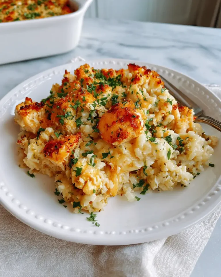 Savory Comfort: Chicken Cauliflower Rice Casserole Delight - Featured Image