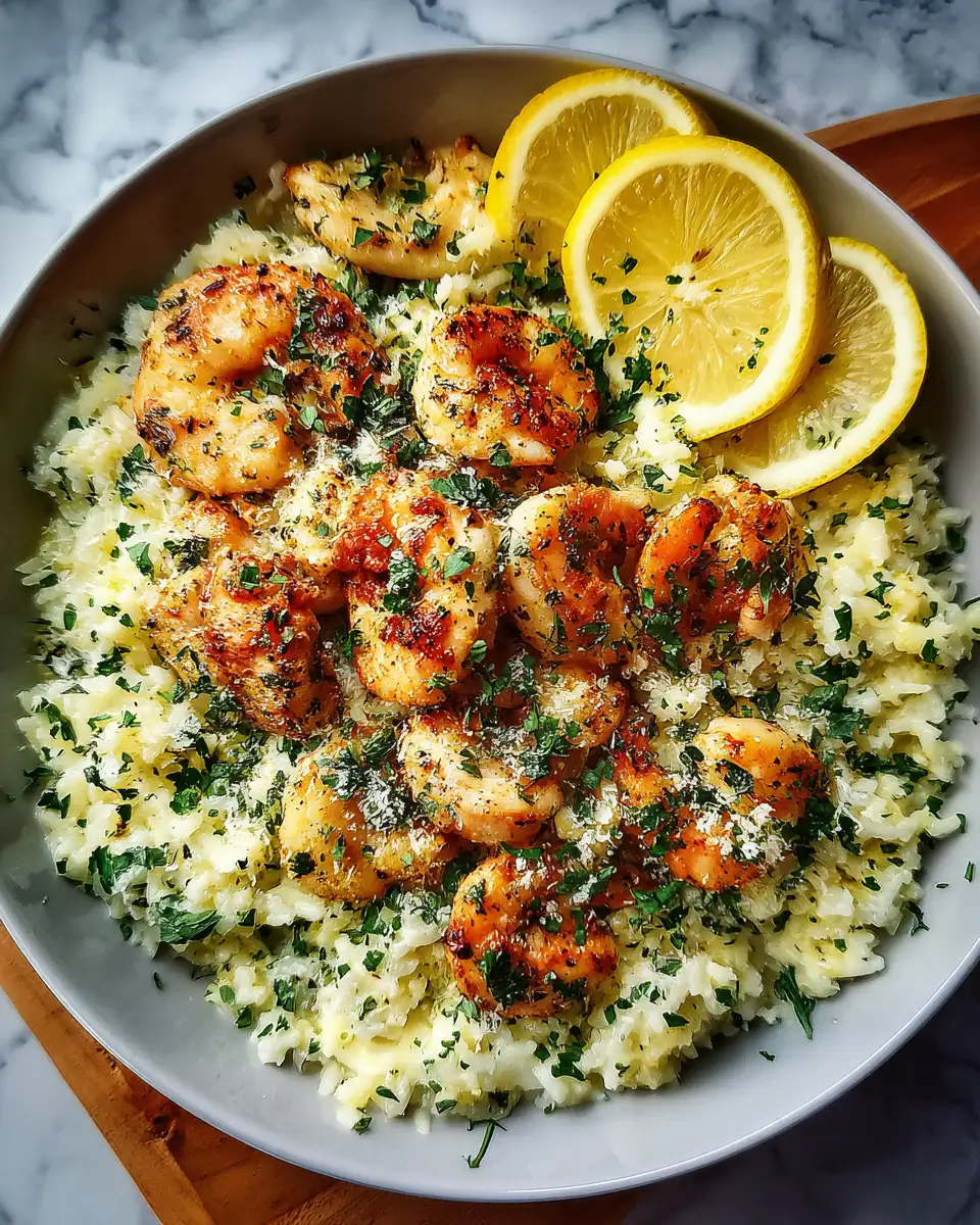 Savor the Flavor: Chicken Scampi with Creamy Garlic Parmesan Rice Delight - Featured Image