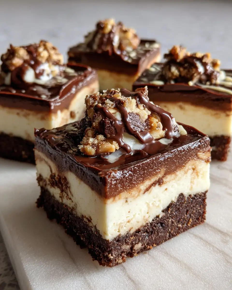 Decadent Delight: Irresistible Chocolate Cheesecake Bars That Will Wow Your Taste Buds - Featured Image