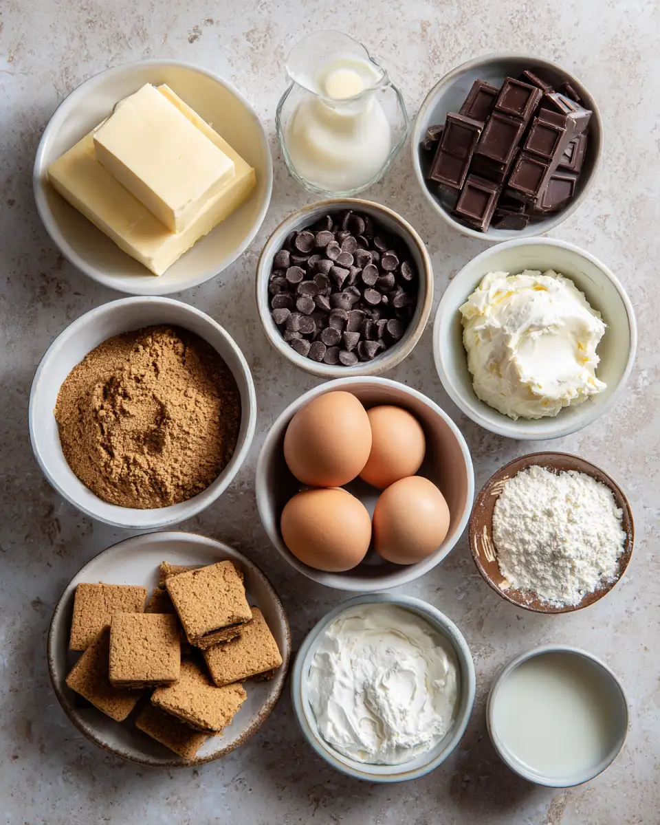 Decadent Delight: Irresistible Chocolate Cheesecake Bars That Will Wow Your Taste Buds 4 Ingredients for Decadent Delight: Irresistible Chocolate Cheesecake Bars That Will Wow Your Taste Buds