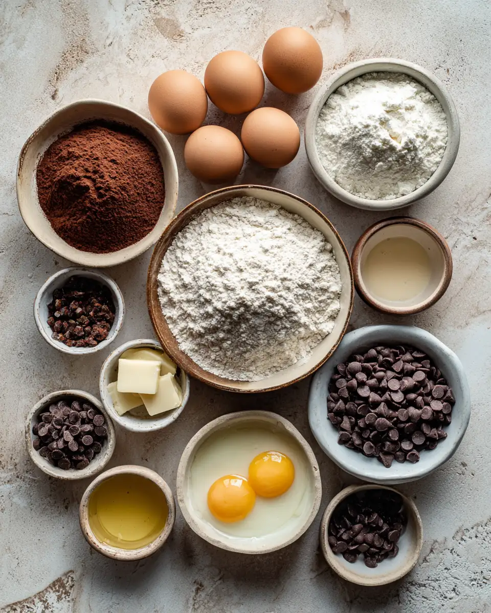 Ingredients for Effortless Chocolate Delight: An Easy Recipe for Every Sweet Tooth