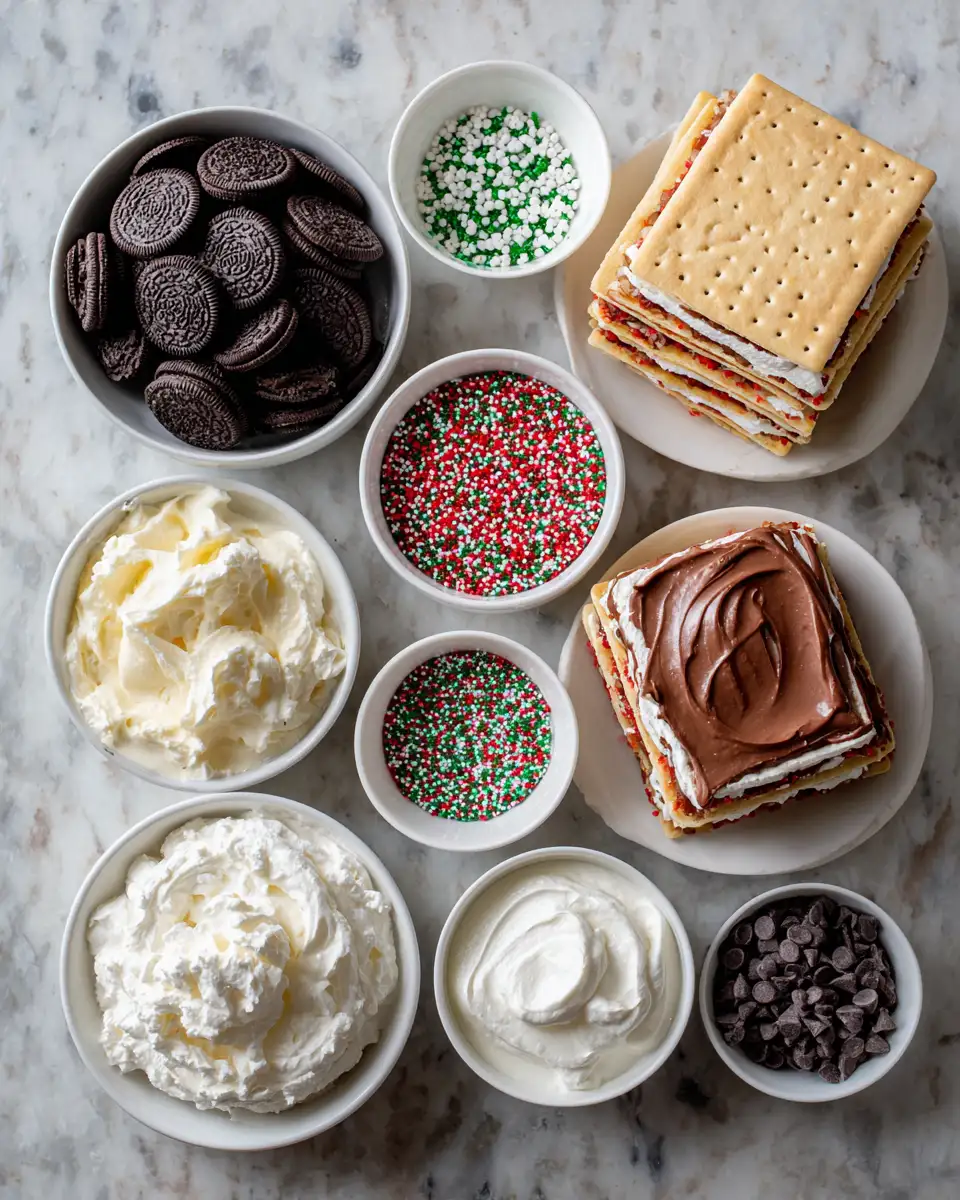 Ingredients for Layered Joy: Indulge in Christmas Cookie Lasagna Magic