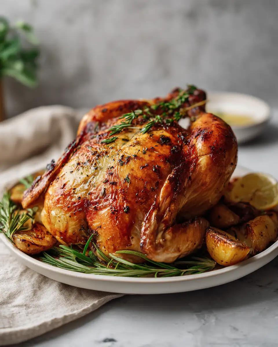 Succulent Cider Brined Roast Chicken: A Flavorful Feast - Featured Image