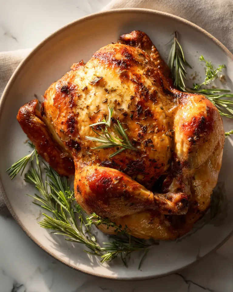 Crisp and Juicy: Discover the Magic of Cider Brined Roast Chicken - Featured Image