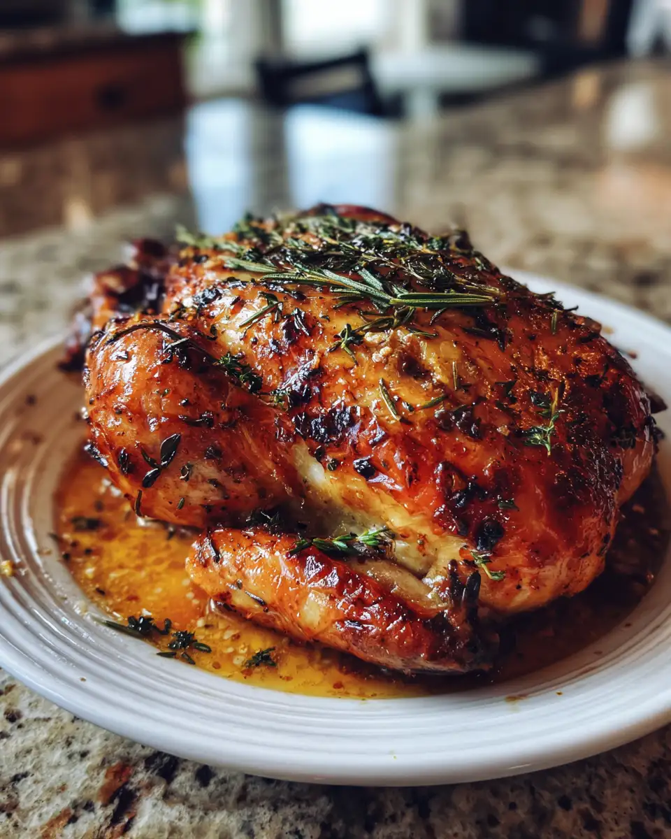 Final dish - Succulent Cider Brined Roast Chicken: A Flavorful Feast