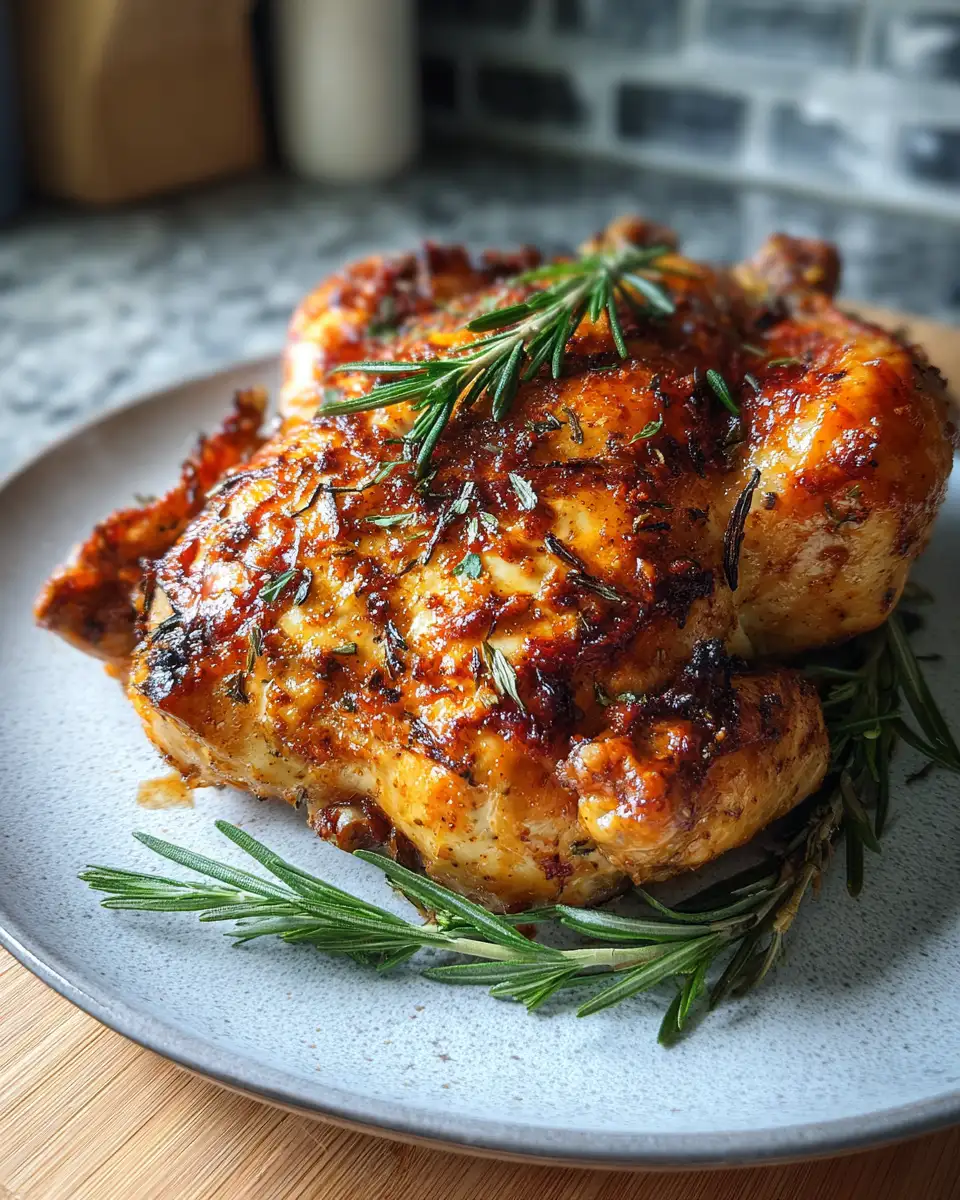 Crisp and Juicy: Discover the Magic of Cider Brined Roast Chicken 6 Final dish - Crisp and Juicy: Discover the Magic of Cider Brined Roast Chicken