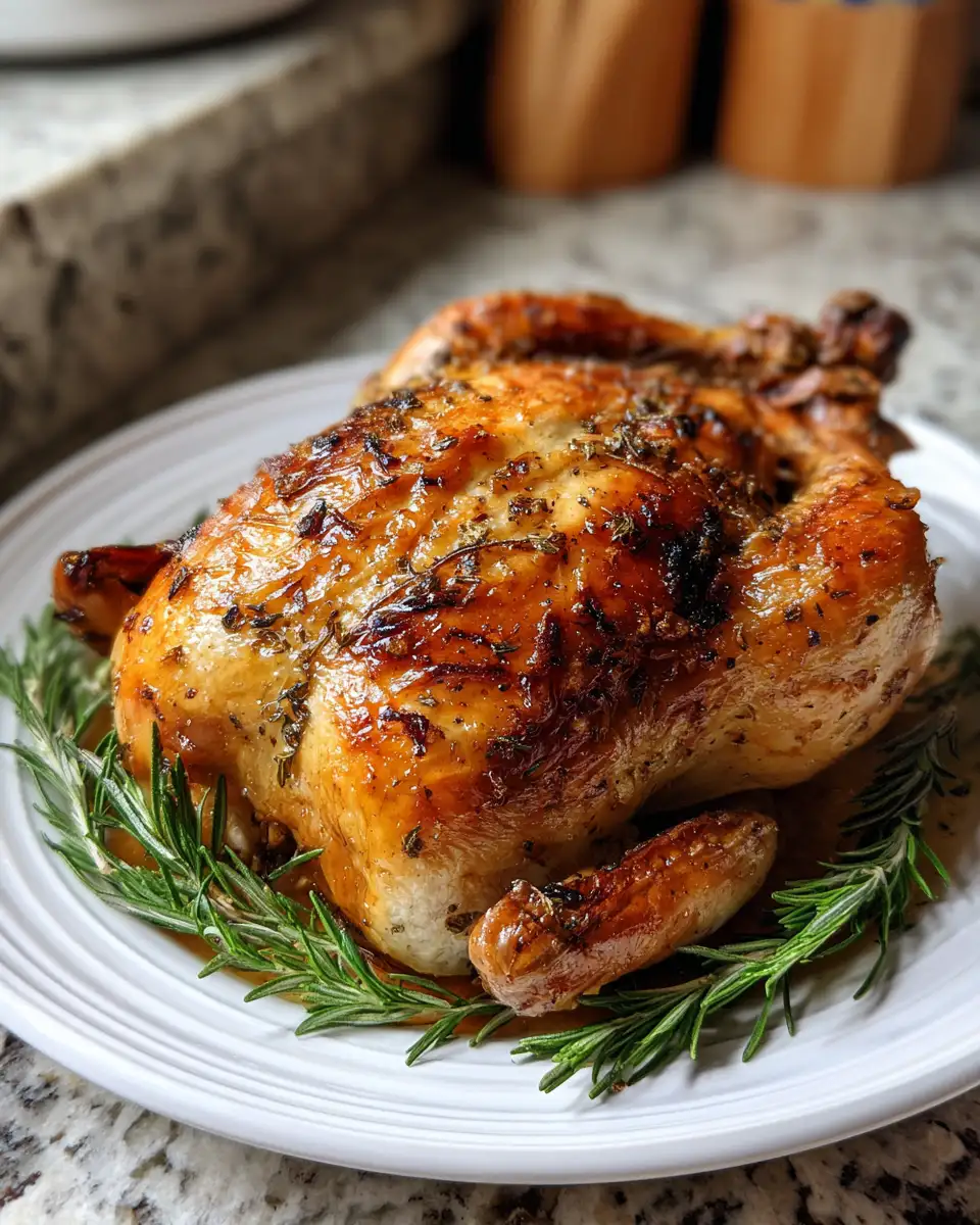 Final dish - Fall in Love with Flavor: Cider Brined Roast Chicken Perfection