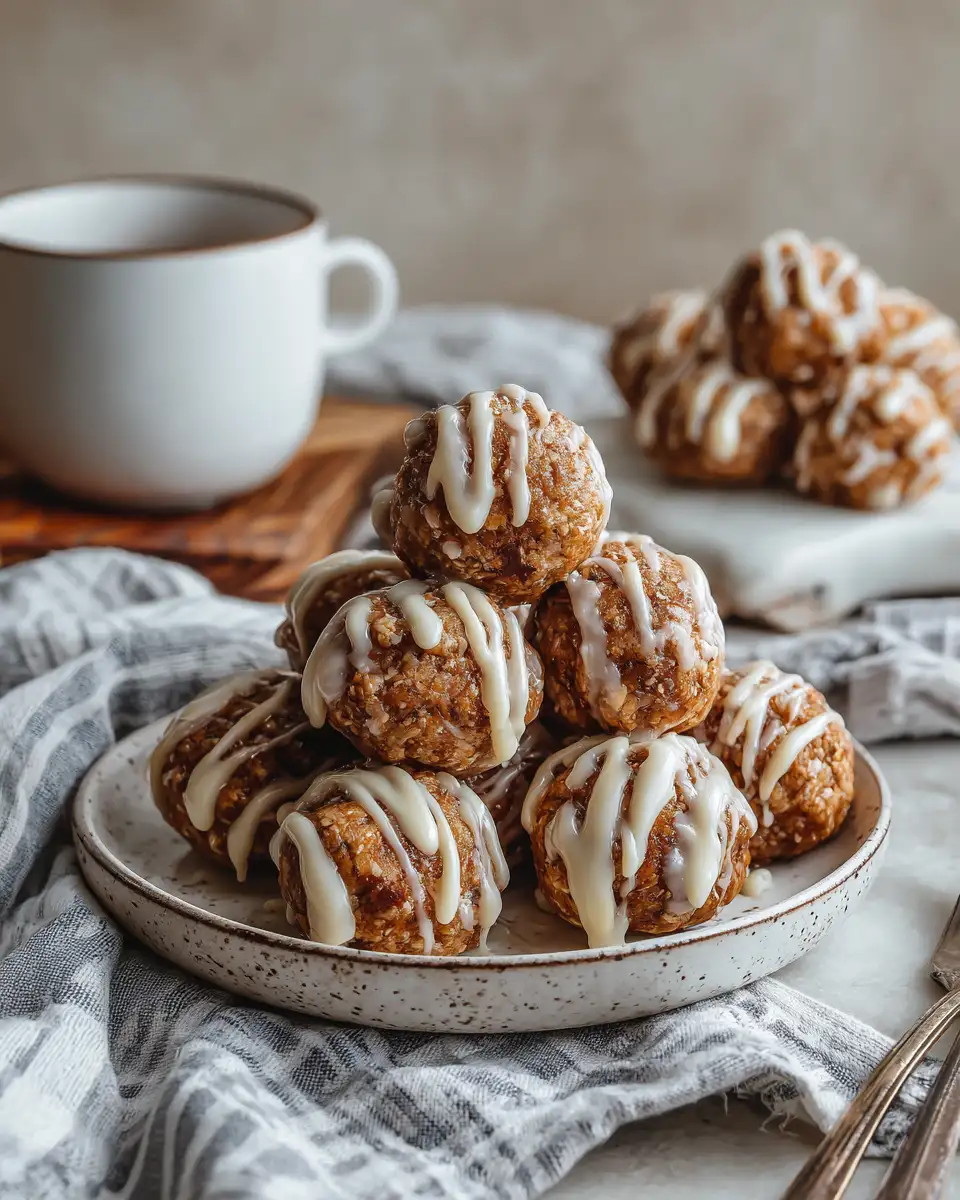 Wholesome Indulgence: Discover the Magic of Cinnamon Roll Protein Bites - Featured Image