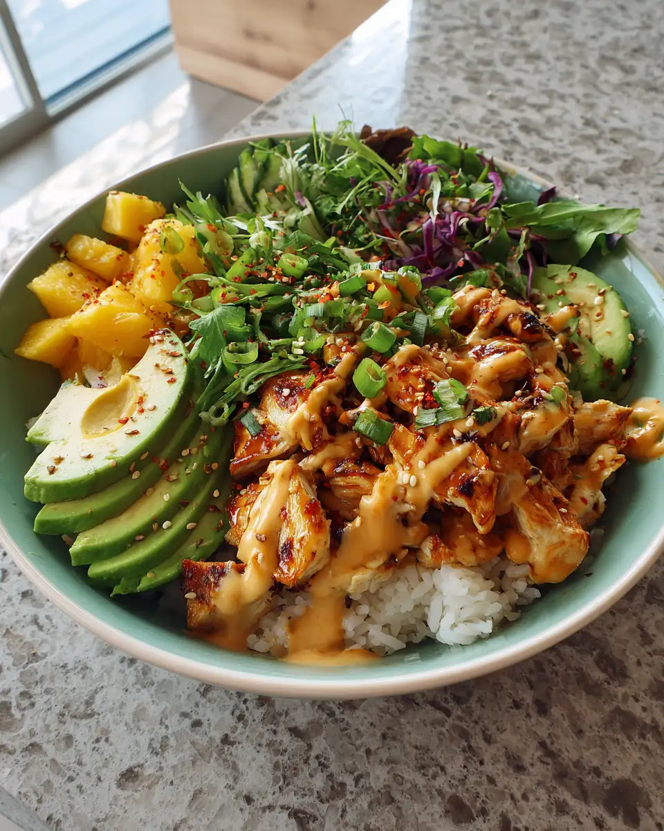 Tropical Bliss in a Bite: Coconut Chicken Rice Bowl - Featured Image