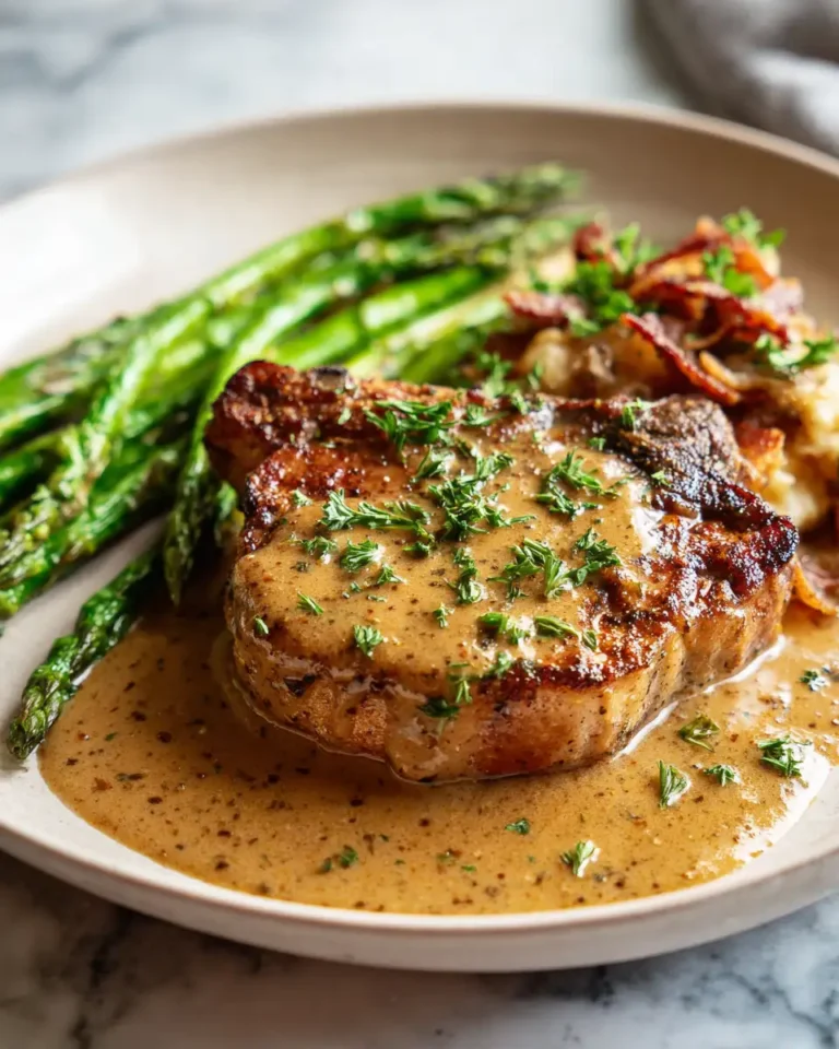 Sizzling Southern Delight: Country Fried Pork Chops with Bacon Gravy - Featured Image