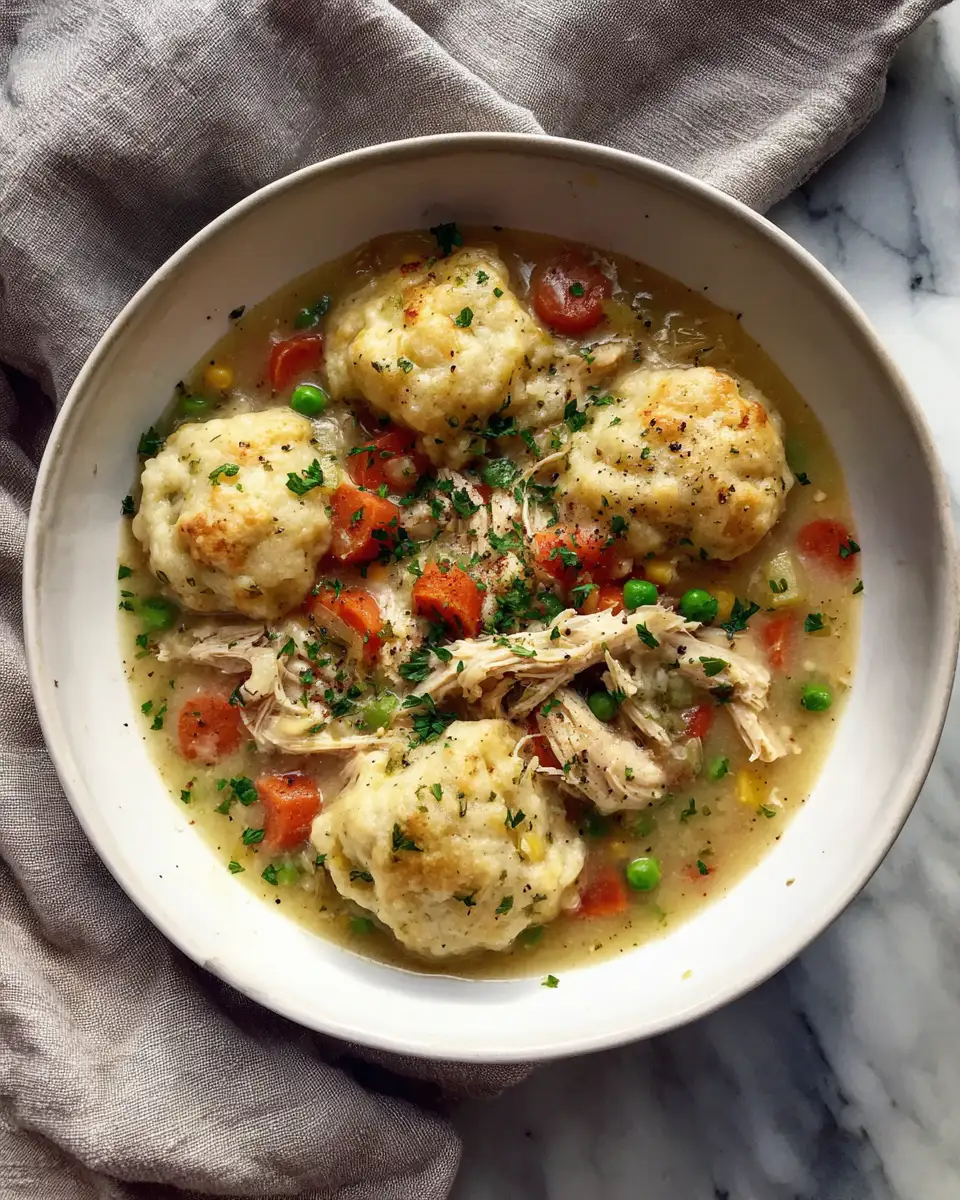 Savor the Comfort of Cracker Barrel-Style Chicken and Dumplings at Home - Featured Image