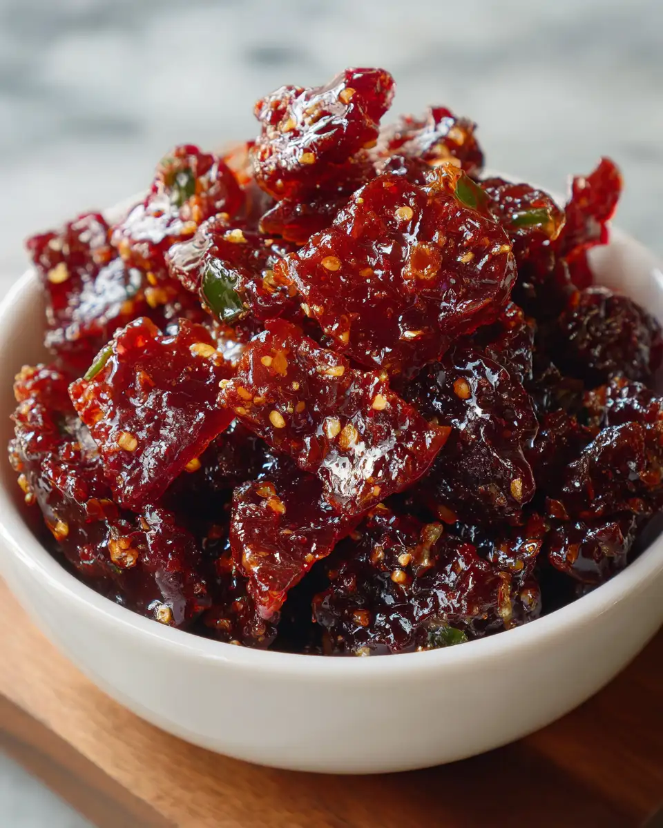 Spice Up Your Snack Game with Cranberry Jalapeño Cowboy Candy - Featured Image