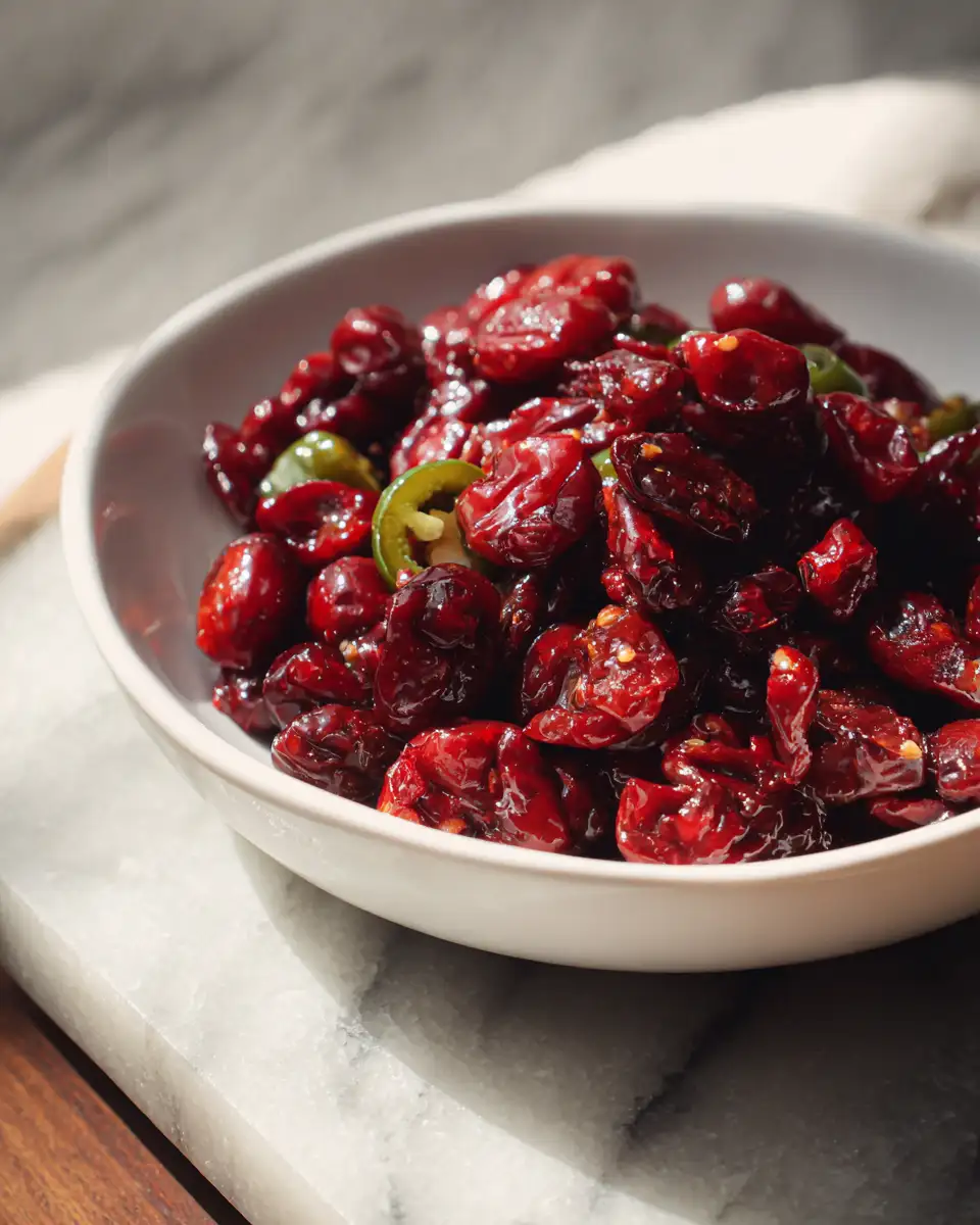 Spice Up Your Holiday Table with Cranberry Jalapeño Cowboy Candy - Featured Image