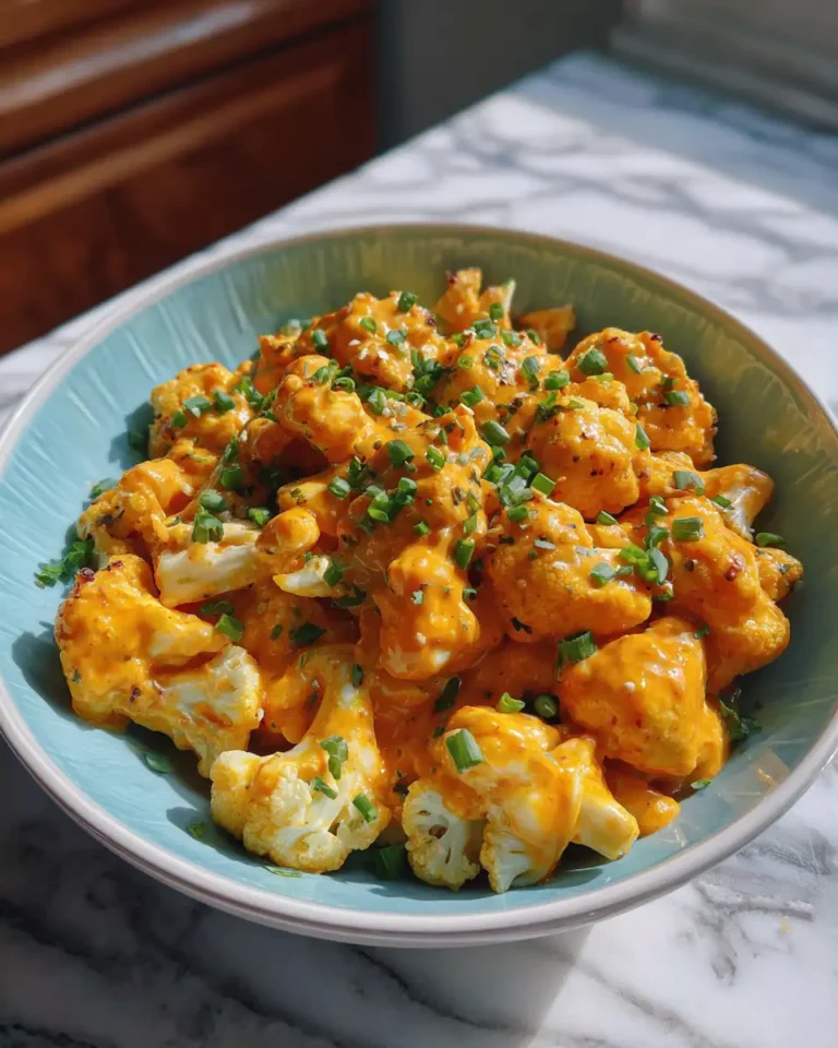 Irresistible Creamy Buffalo Chicken Cauliflower Casserole Delight - Featured Image