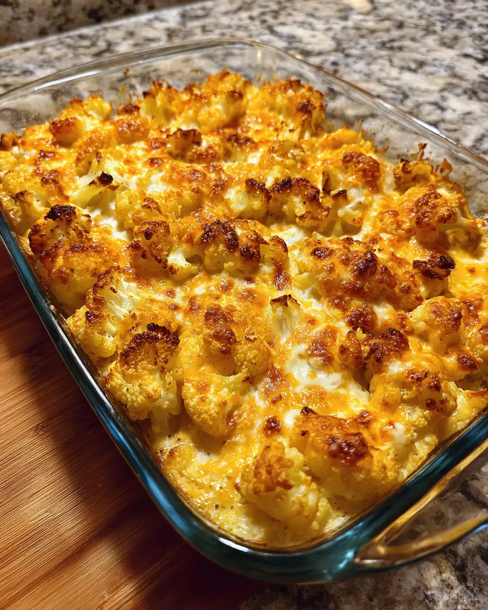 Indulge in Comfort: Creamy Buffalo Chicken Cauliflower Casserole Bliss 6 Final dish - Indulge in Comfort: Creamy Buffalo Chicken Cauliflower Casserole Bliss
