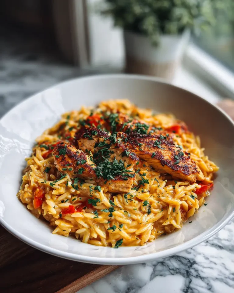 Creamy Cajun Chicken Orzo Bake: Spice Up Your Dinner Routine - Featured Image