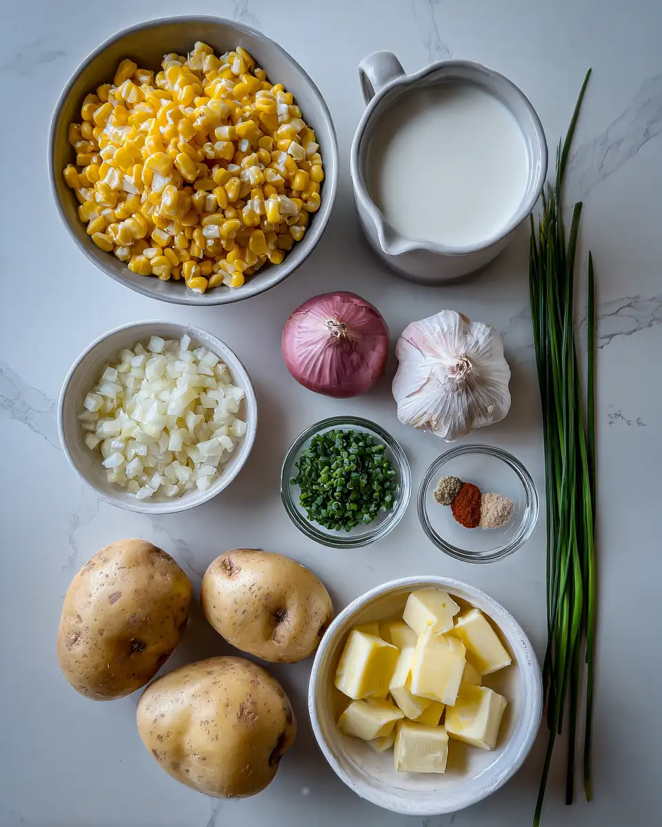 Ingredients for Silky Smooth Comfort: Dive into the World of Creamy Corn Chowder