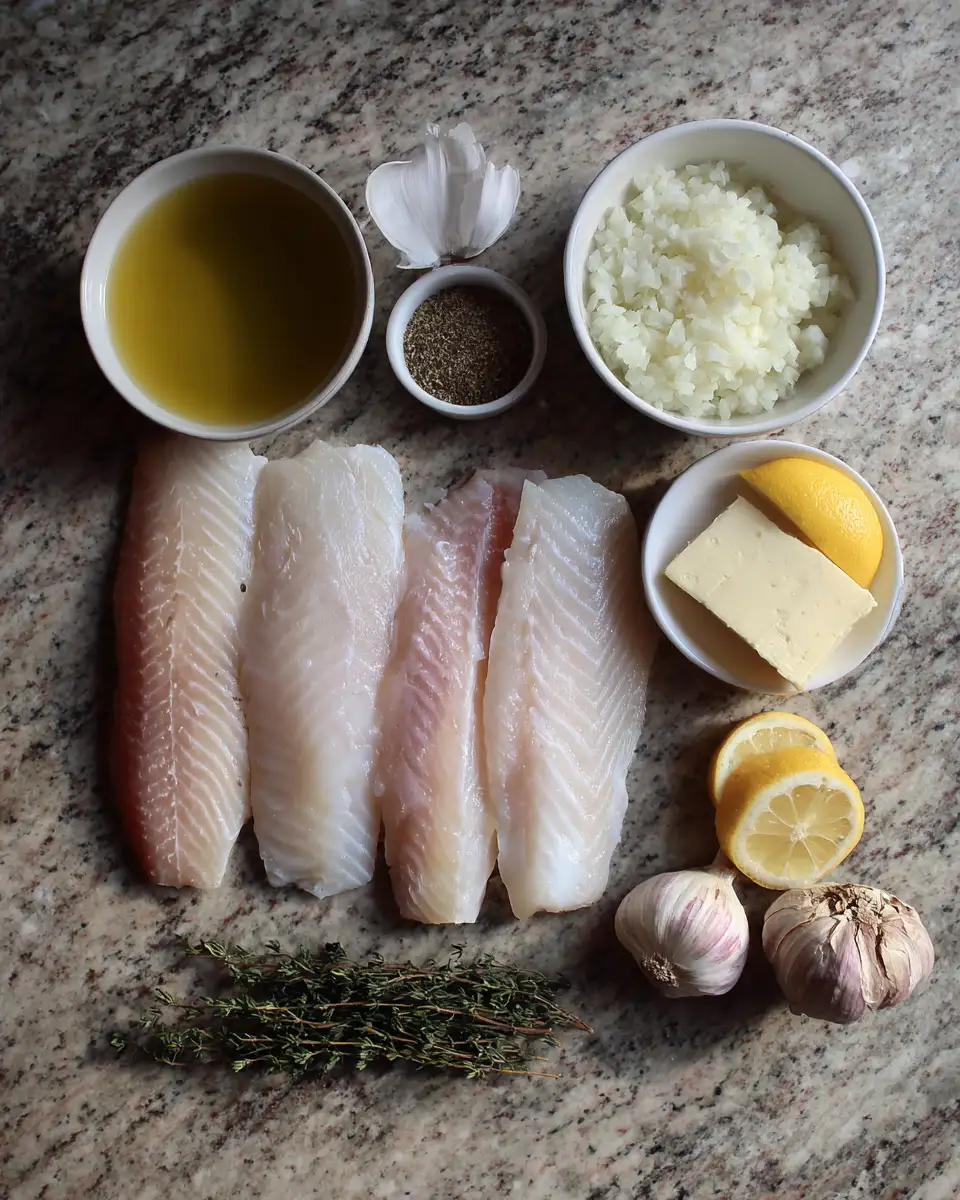 Ingredients for Indulge in a Dreamy Creamy Fish Dinner Tonight